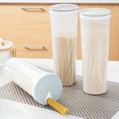 3pcs Kitchen Noodle Storage Box Plastic Sealed Tank Dry Food Canisters