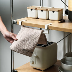 Kitchen Cabinet Towel Rack Stand for Bathroom and Home Storage