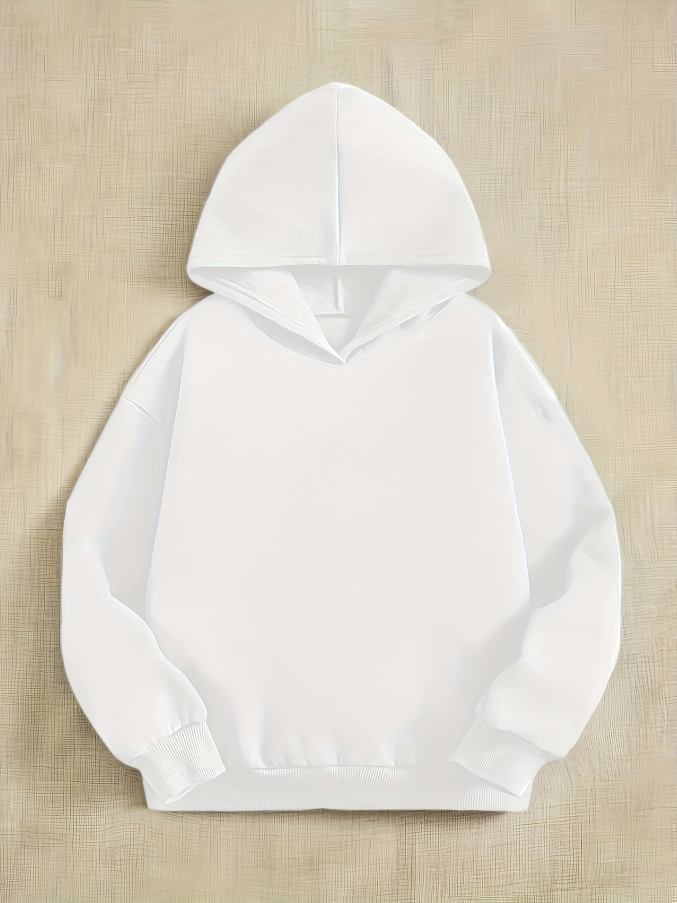 Girl's Fleece Slogan Hoodie Sweatshirt Pullover