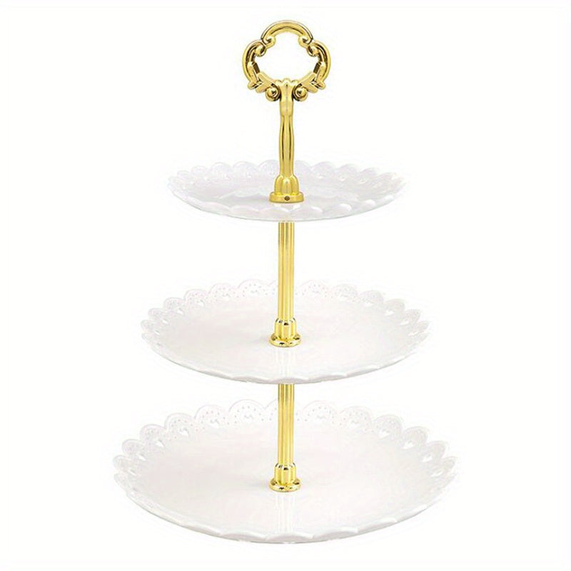 3-Layer Cake Stand Wedding Party Display Tray