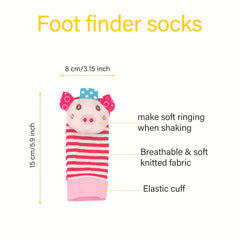 Fun Rattle Socks Toys for 3-12 Months