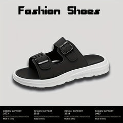 Men's Non Slip Platform Slides Comfortable Cloud Slides