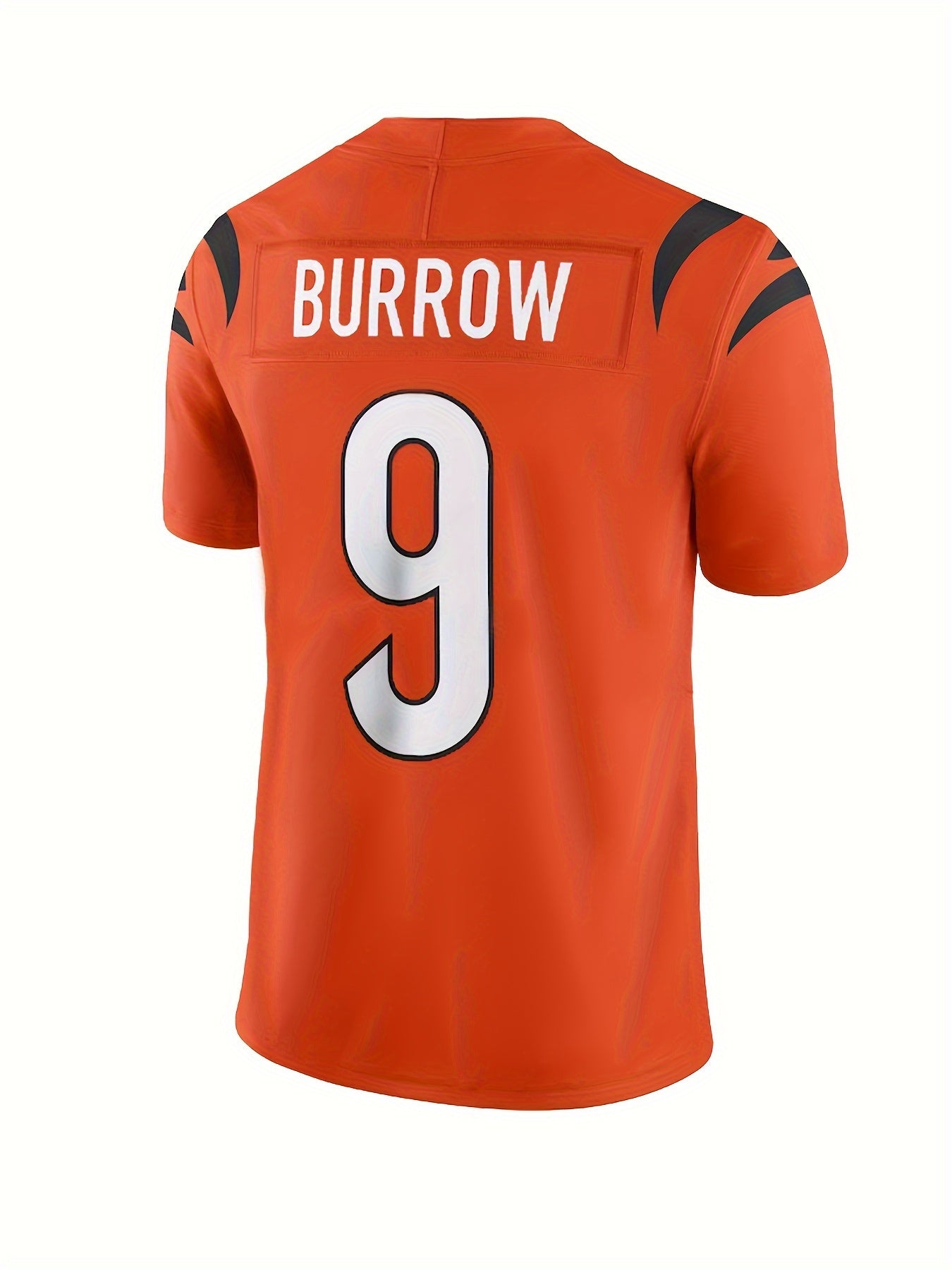 Men's American Football Jersey V-Neck Short Sleeve Embroidered Rugby Sweatshirt