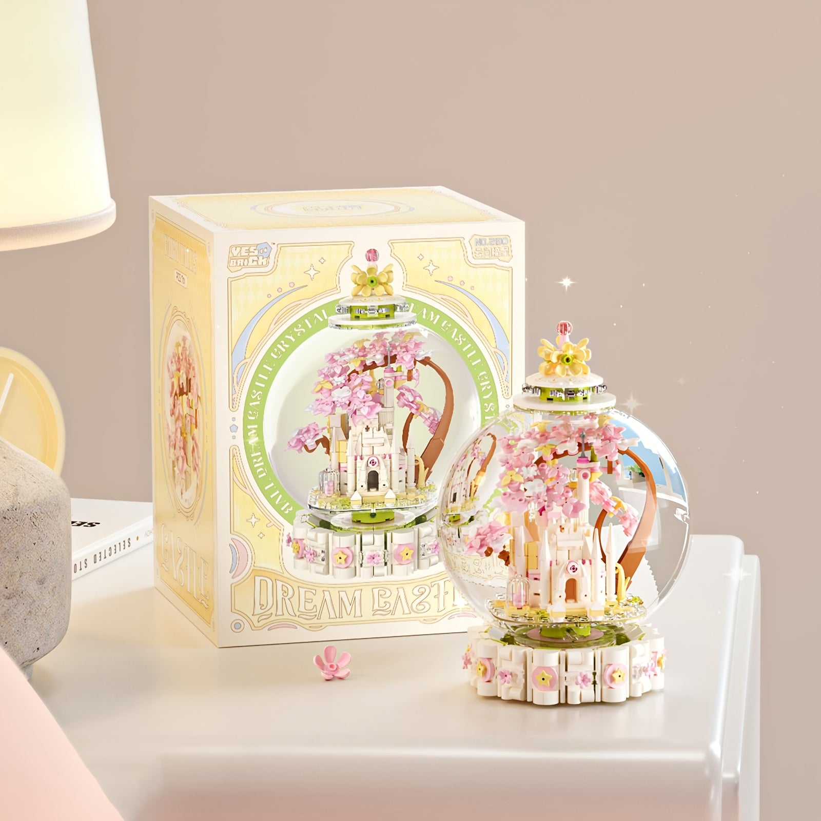 Fairytale Crystal Ball Castle Building Blocks Toys