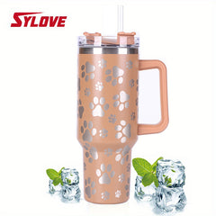 SYLOVE Laser Cat Claw 40oz Insulated Stainless Steel Tumbler