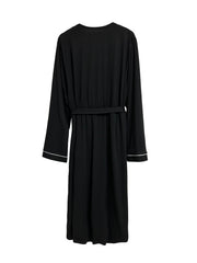 Women's Plus Size Lounge Robe with Pockets