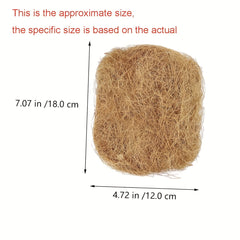 500g Natural Coconut Fiber for Bird Nest Palm Silk Lining Small Bag Nest Carpet