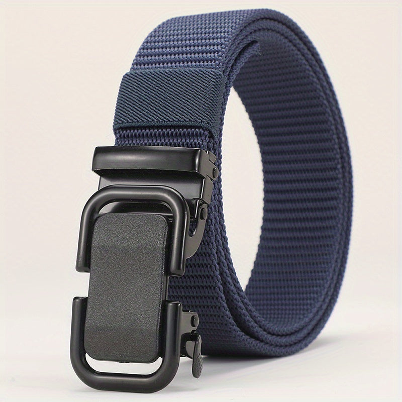 Men's Nylon Outdoor Casual Belt with Automatic Buckle
