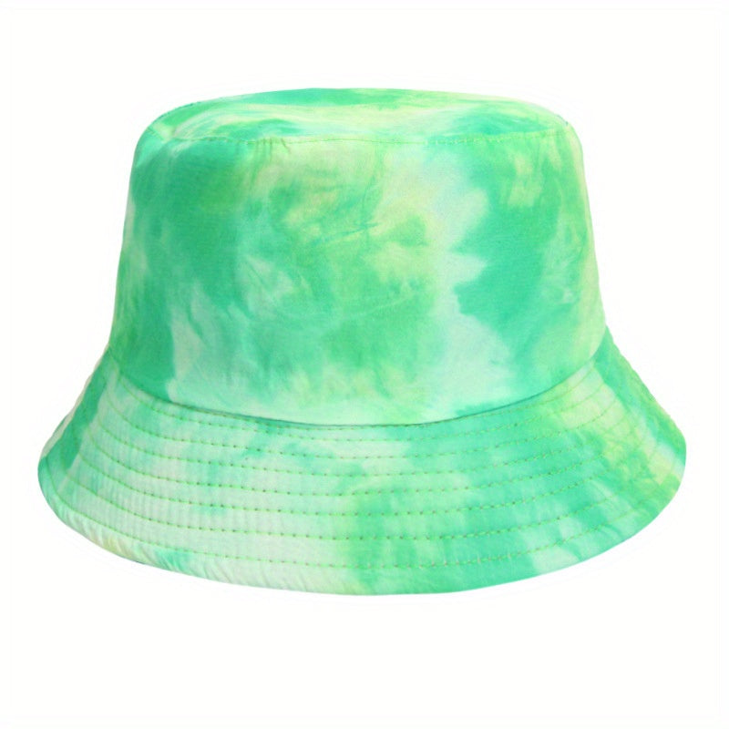 Tie Dye Reversible Bucket Hat Sun Protection