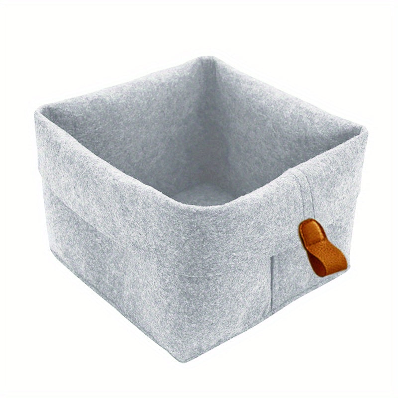 Stylish Nordic Felt Storage Basket for Home Decor