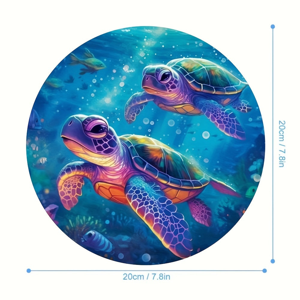 Cute Cartoon Turtle Mouse Pad - Non Slip Rubber - Waterproof