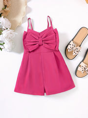 Bow Cami Rompers Jumpsuits for Toddlers