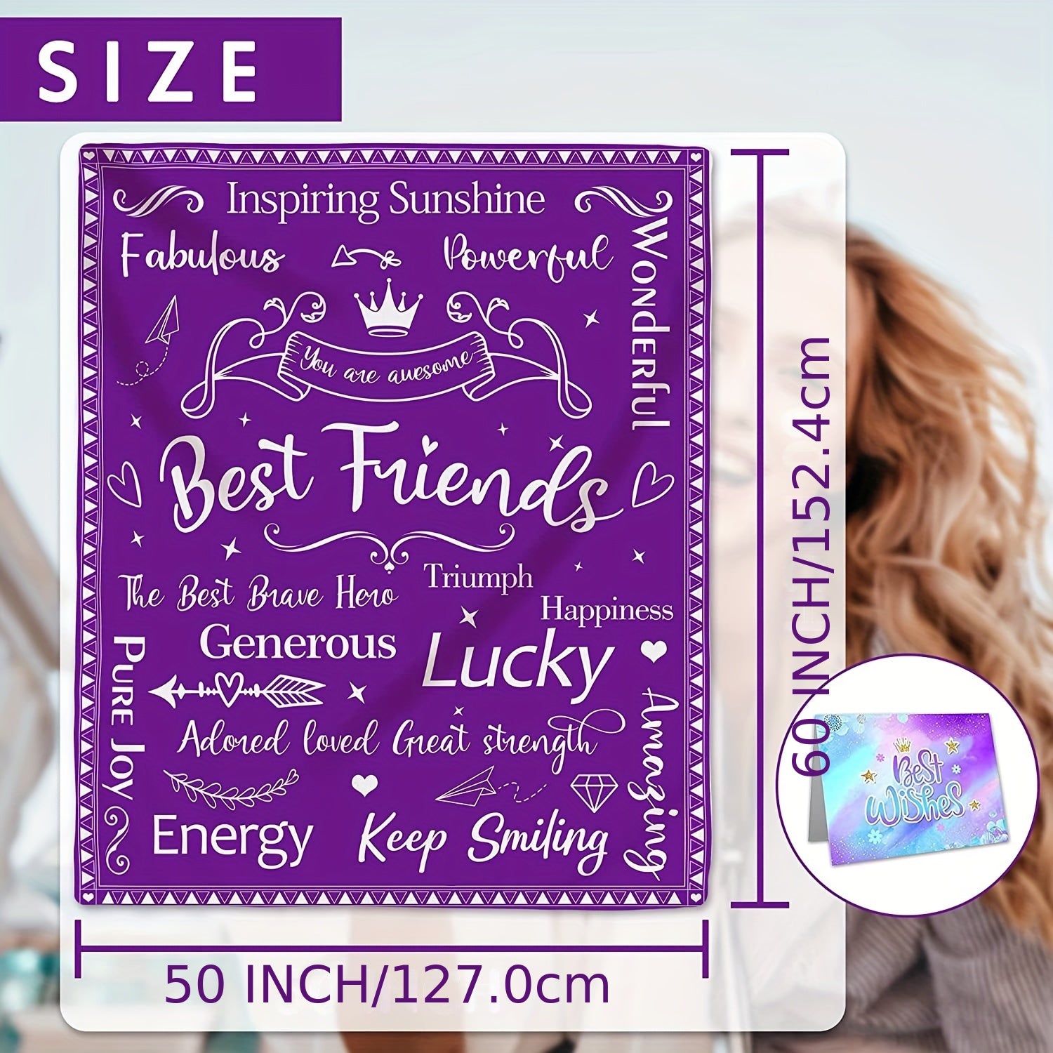 Wearable Blanket Hoodie for Women - Friendship Gift