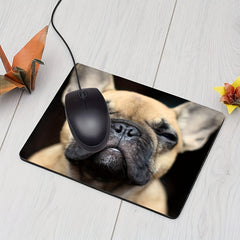 Bulldog Gaming Mouse Pad French Bulldog Face Mouse Pad 9.5 X 7.9 Inch