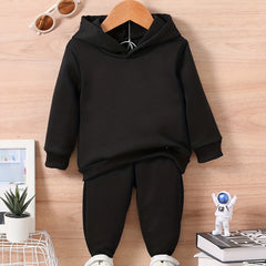Kids Sweatshirt Hoodie Trousers Set 2pcs Jogger Outfits Boys Girls Athletic Swea