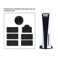 7pcs Silicone Dust Plugs Set for Game Console USB Interface