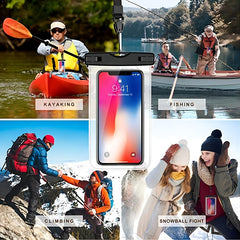 2pcs Waterproof Phone Bag Outdoor Swimming Rafting Beach Camping Drifting