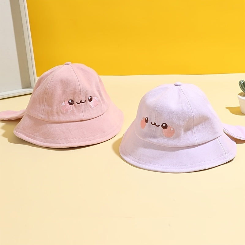 Kids Cartoon UV Protection Hat with Ear for Outdoor