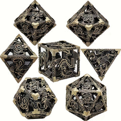 7pcs Dragon Metal Dices Set RPG Board Games