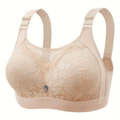 Contrast Lace Wireless Padded Bralette