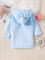 Kids Animal Bathrobe Flannel Plush Home Clothes