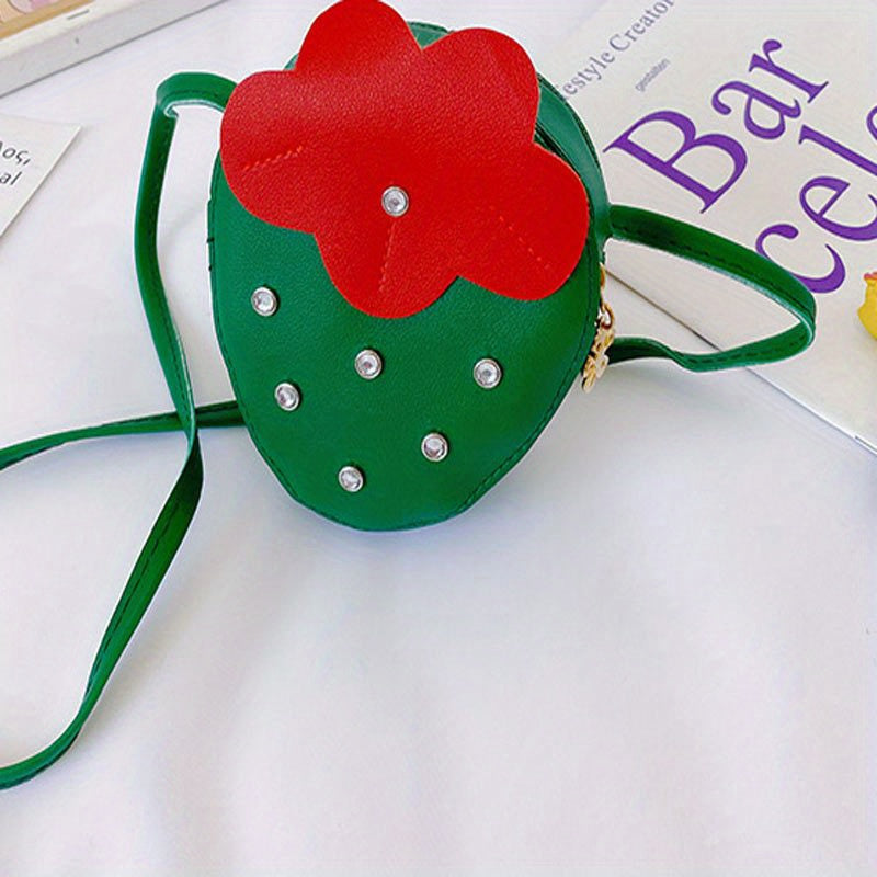Cute Strawberry Crossbody Bag for Girls