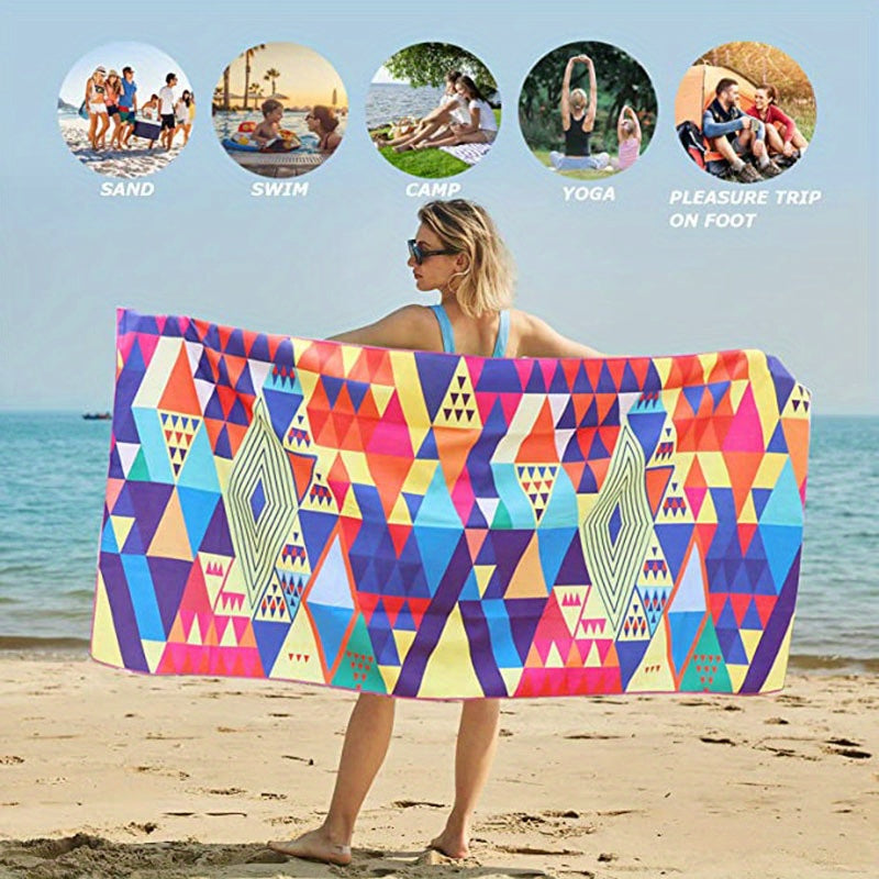 Sand Proof Beach Towel 160x80 cm Quick Drying Adult Towel