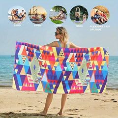 Sand Proof Beach Towel 160x80 cm Quick Drying Adult Towel