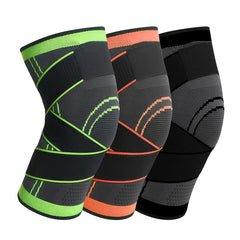 Breathable Sports Knee Pads for Running Cycling - Adjustable Straps for Support