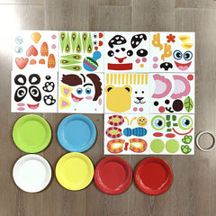 10 Patterns Pack Paper Plate Art Set DIY Animal Art Supplies
