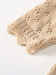 Baby Hollow Out Sweater Romper Newborn Knitted Jumpsuit