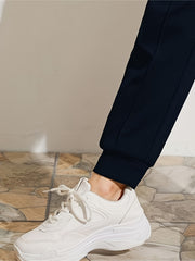 Girls High Waist Jogger Pants for Spring & Autumn