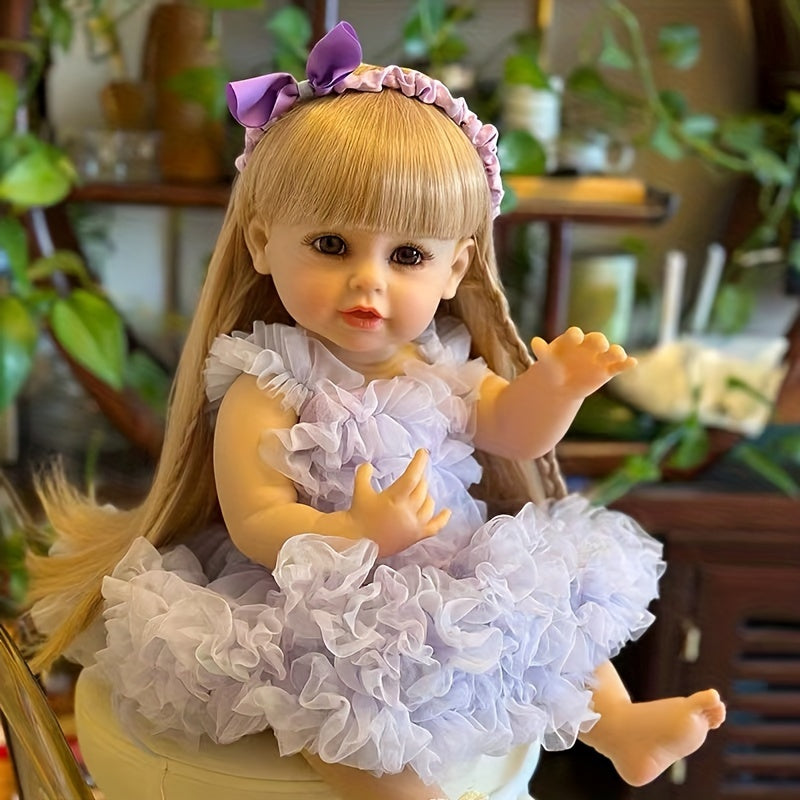 22in Reborn Dolls Full Vinyl Soft Touch Newborn Size Accompany Toy