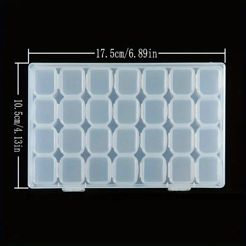 DIY Artificial Diamond Painting Storage Box Nail Art Accessory