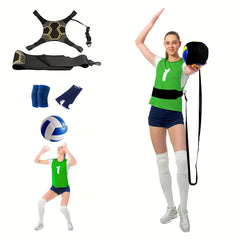 Volleyball Training Set: Belt, Ball, Knee Guards, Wrist Guard