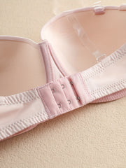 3pcs Front Buckle Strapless Push Up Bras for Women