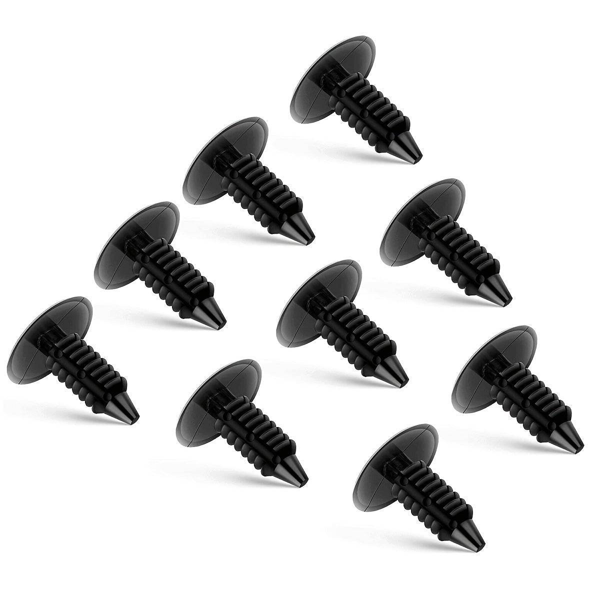 100pcs 8mm Plastic Expansion Rivets for Fenders and Bumpers