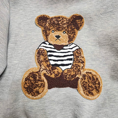 Bear Patch Sticker Animal Polyester Patch For Sewing Embroidery Applique