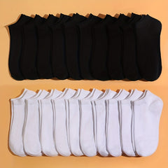 20 Pairs Lightweight Low Cut Ankle Socks Women's Stockings