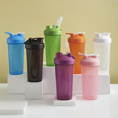 600ml Protein Powder Shaking Water Cup - Outdoor Sports Fitness Bottle