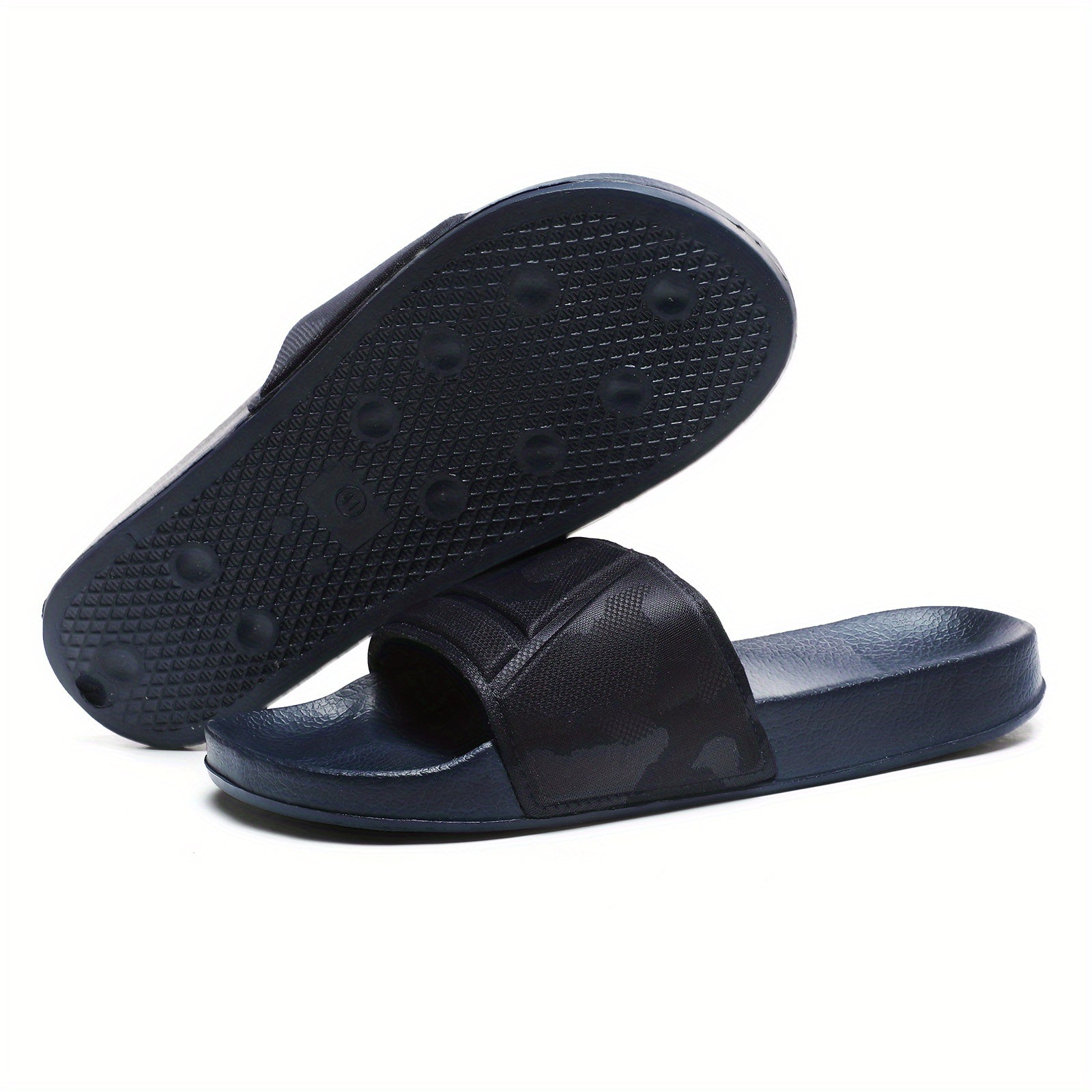 Men's Camo Slip On Platform Slides Comfort Slippers