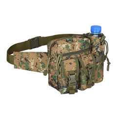 Tactical Waist Pack with Water Bottle Holder for Outdoor Activities