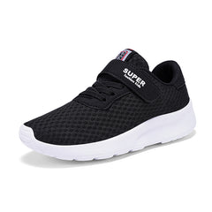 Girls' Hook And Loop Fastener Running Shoes