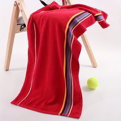 4pcs Sport Hand Towels Soft Cotton Striped Ultra Absorbent Towels