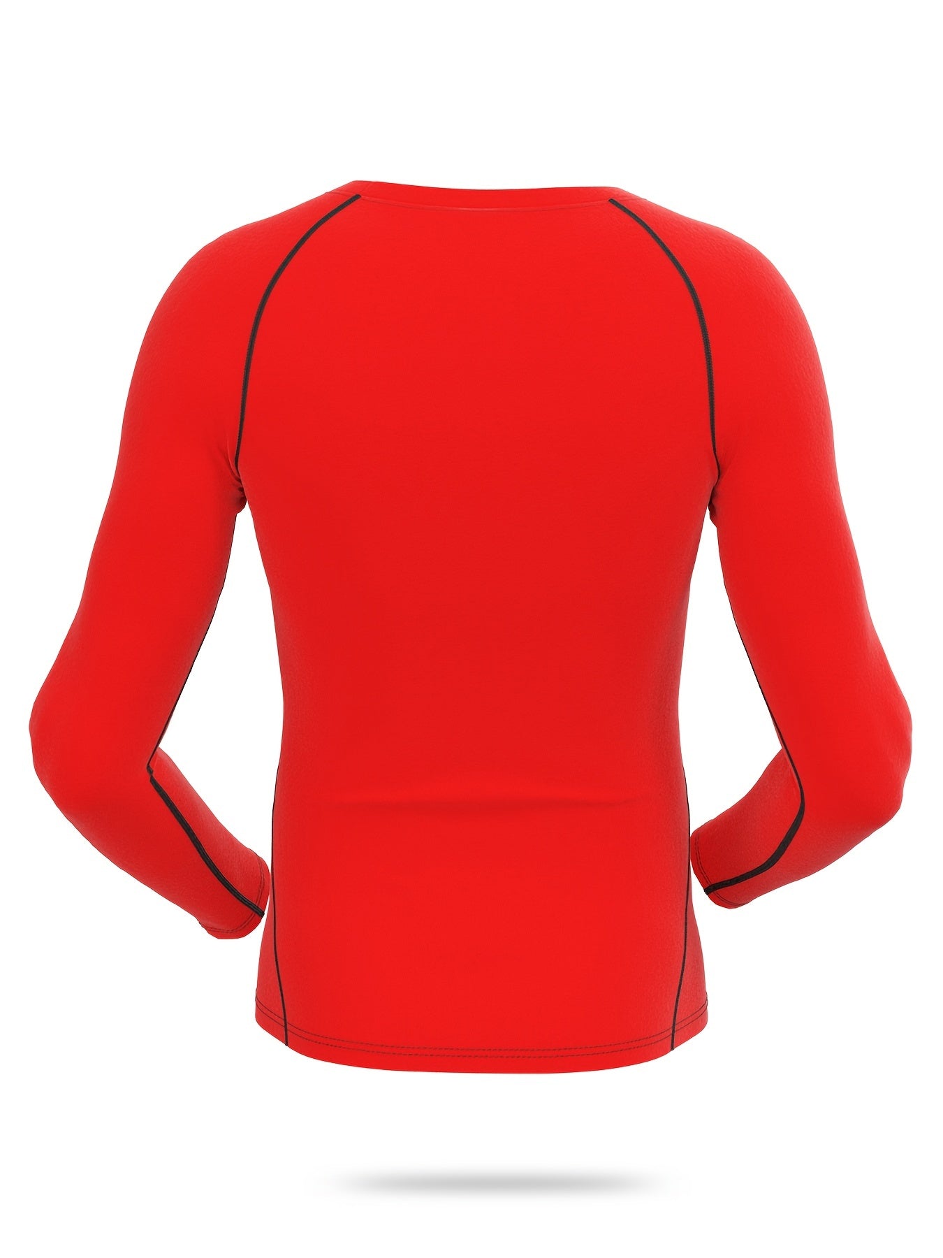 Men's Quick Dry Long Sleeve Fitness Top Crew Neck