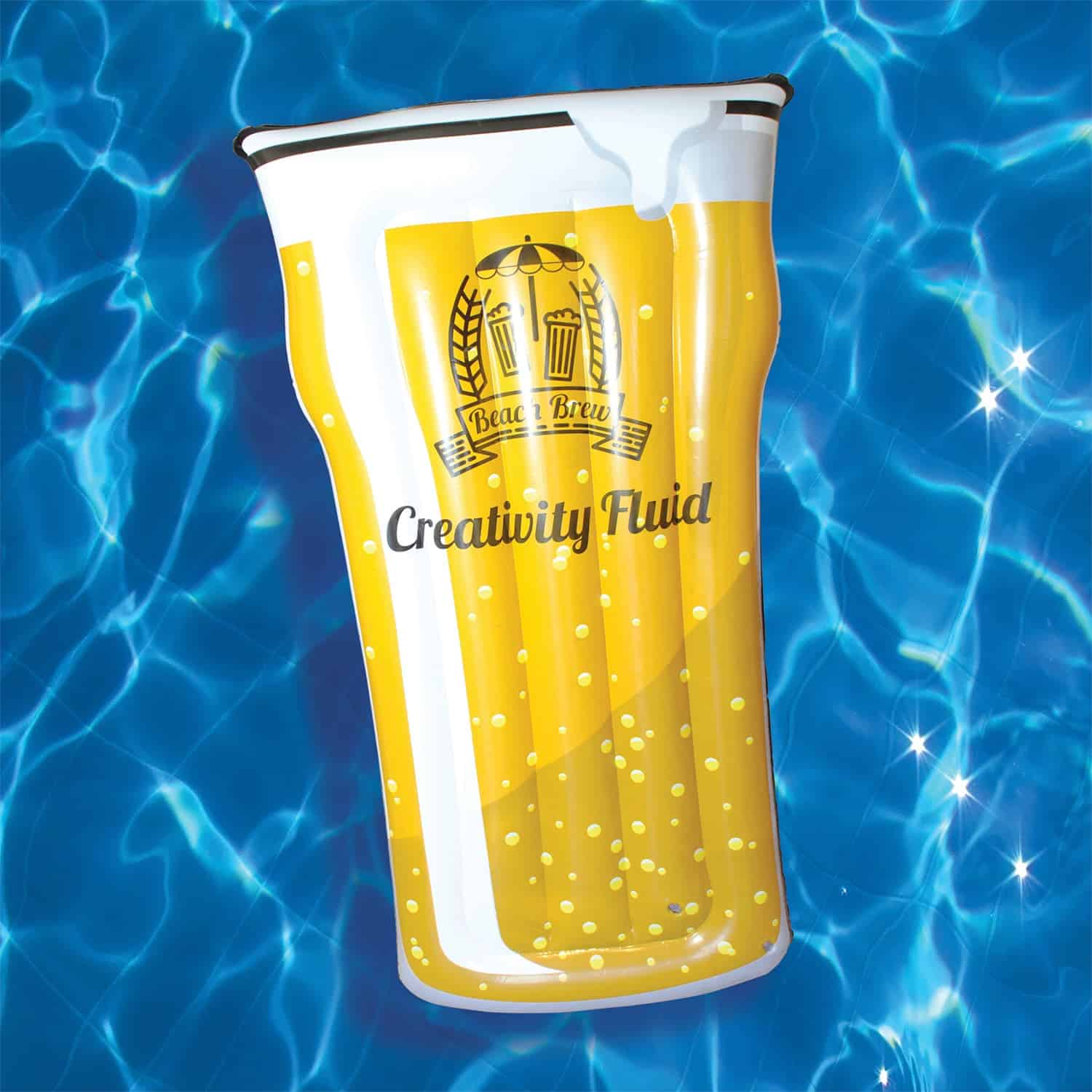 Pint Glass Pool Float Inflatable Fun Toy Dad Pub Themed