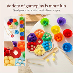 Flower Rainbow Board Toy Exercise Hand Movement Halloween Christmas Gift