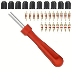 61pcs Automotive Tools Tire Wrenches Valve Covers Core Removal Maintenance