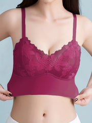 Lace Wireless Push Up Bra Breathable & Comfy Lingerie