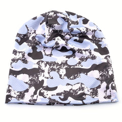 Unisex Camo Sunshade Pullover Hat for Outdoor Activity